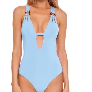 Blue one piece